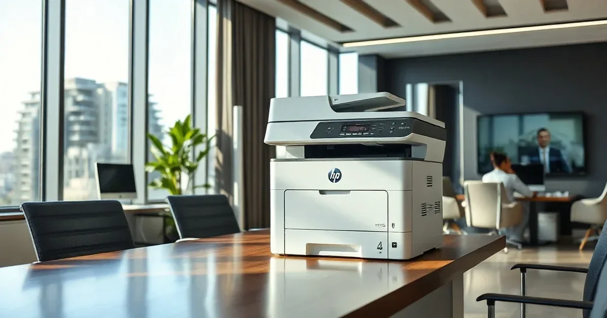 Renta de impresora HP multifuncional para empresas en Monterrey